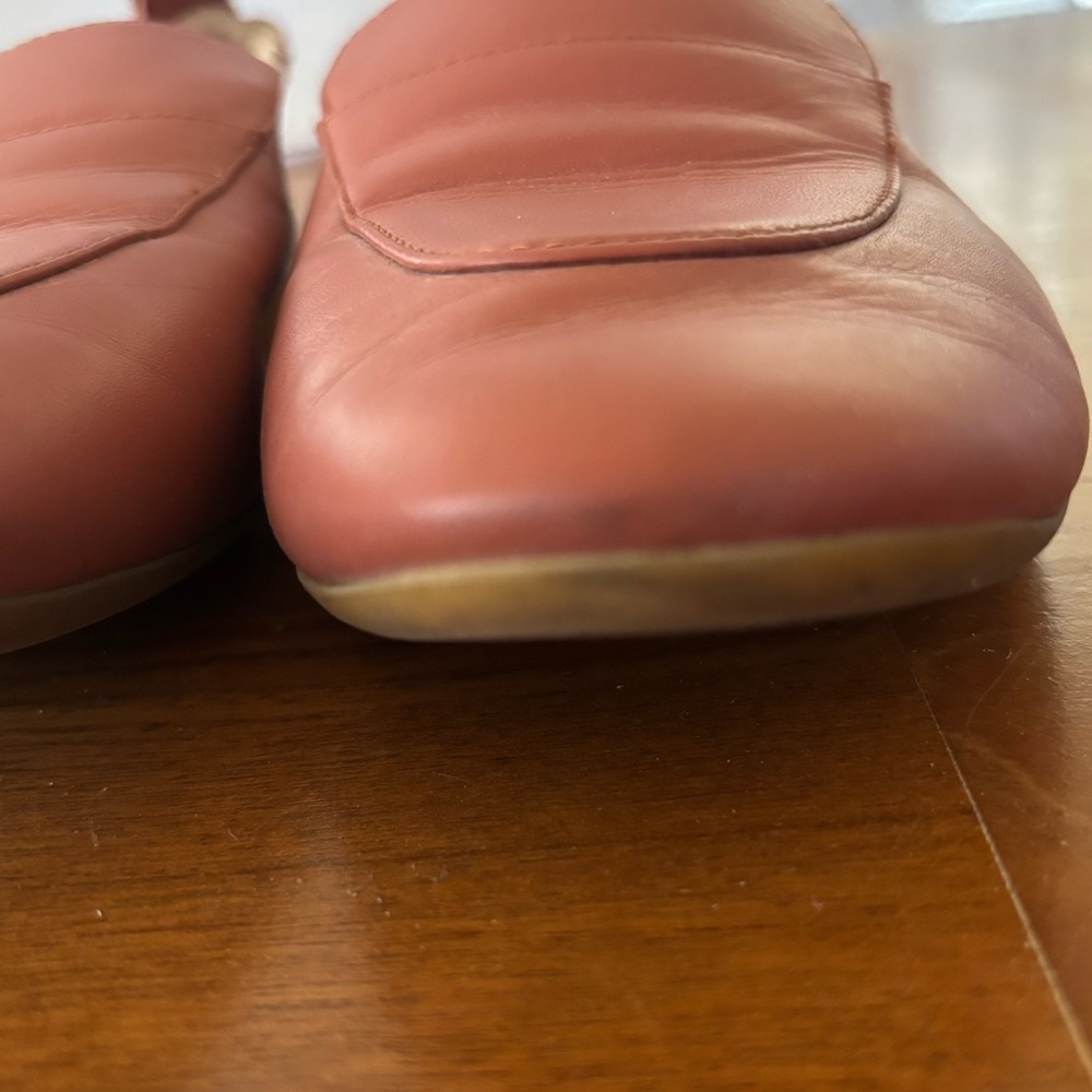 Everlane The Day Loafer Leather Dark Rose Pink Made in Italy - Size 10 - Picture 12 of 14